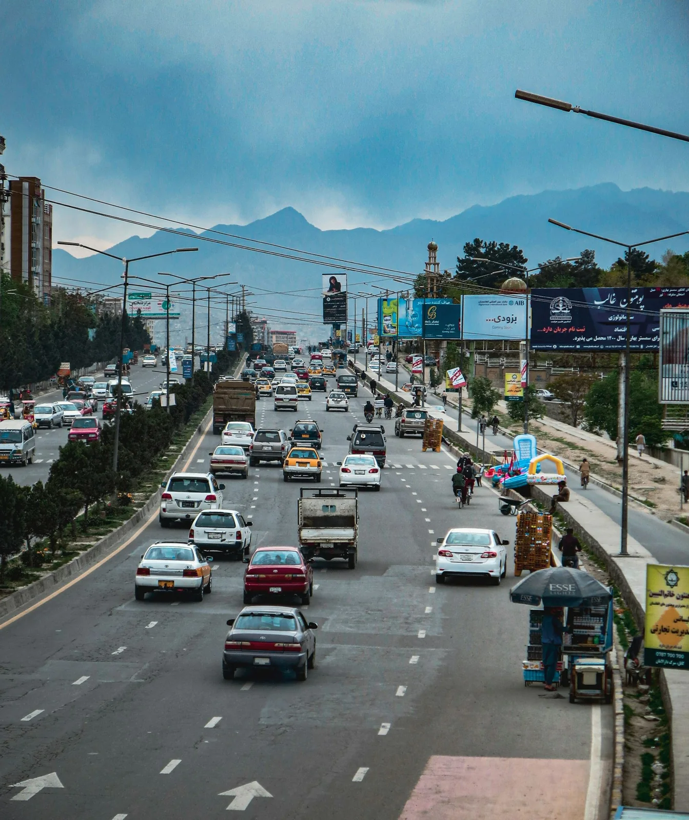Bagh-e Bala street, Kabul · Illustrative photograph
